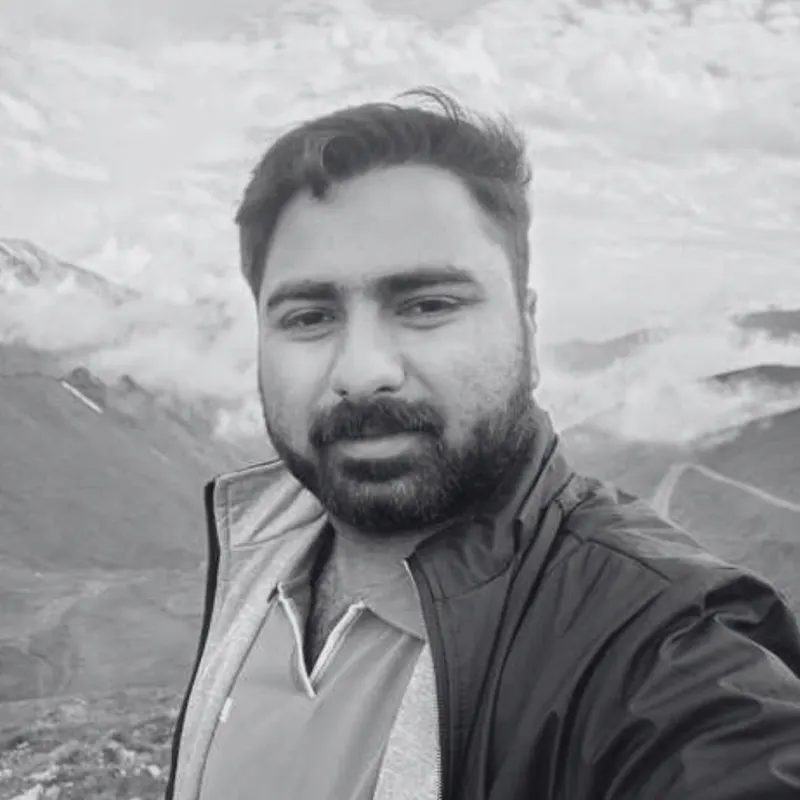 Portrait of Tabish, Development
