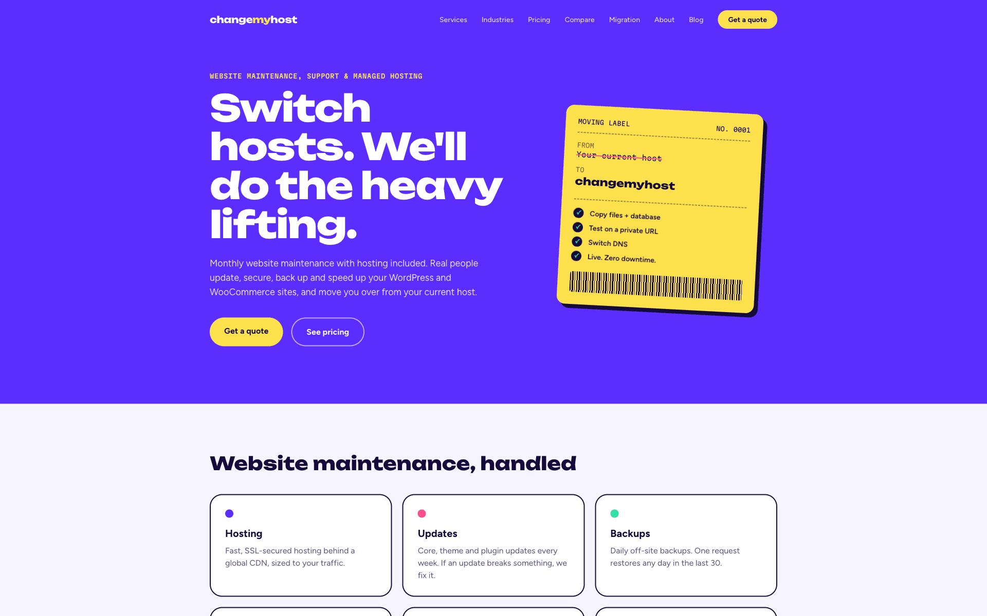 ChangeMyHost, product screenshot