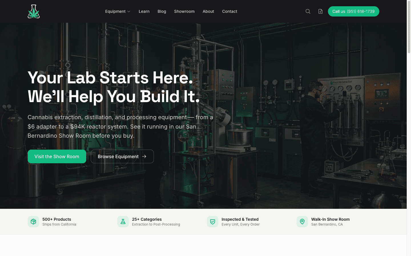 Green Lab Gear, product screenshot